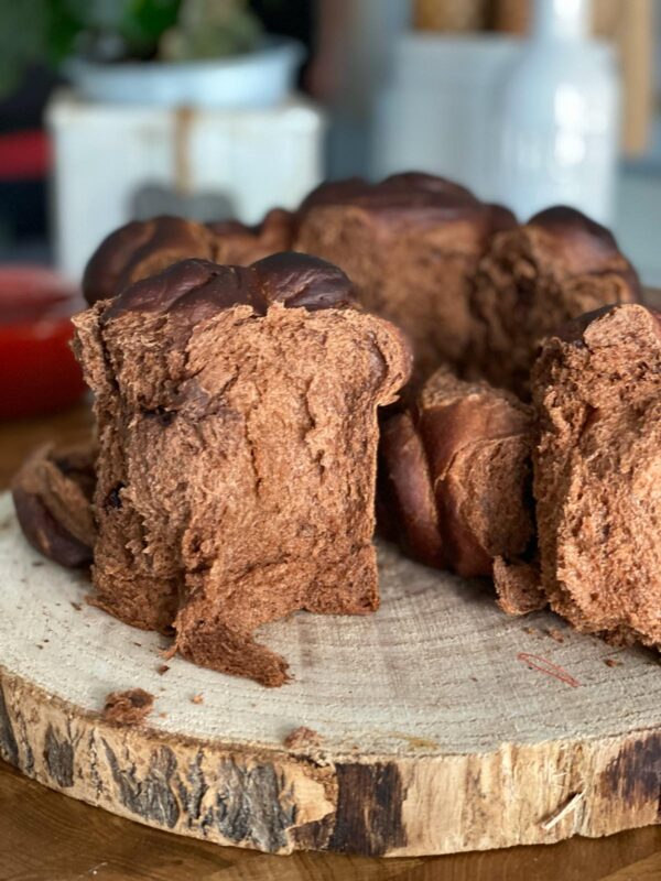 Bouquet al cioccolato aperto