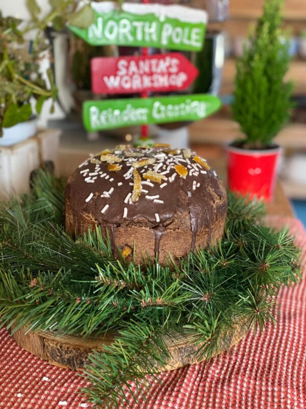 pane al cacao e scorzette di arancia