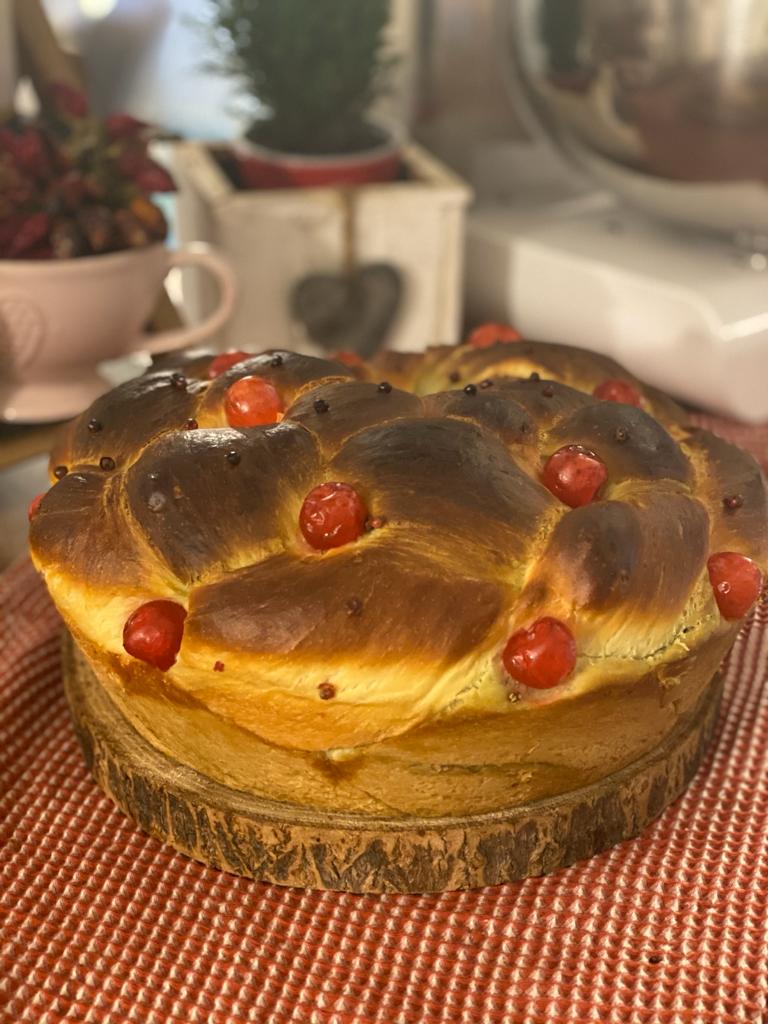 Brioche panna e pistacchio