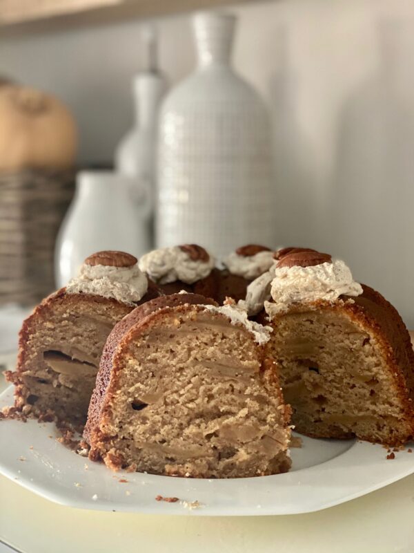 Torta di mela morbida